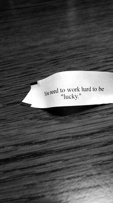 My fortune for the day.