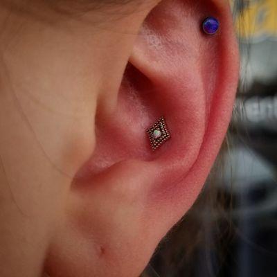 Conch piercing