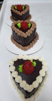 Baby Heart cakes