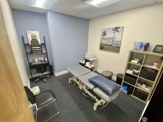 Mission Valley Office in San Diego, private room: pelvic health physical therapy/pediatric physical therapy, biofeedback, ultrasound