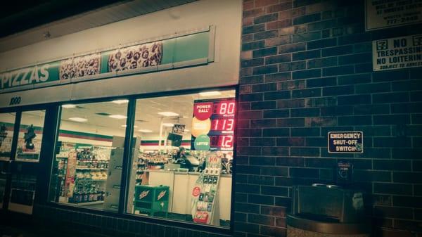 Outside of 7-Eleven