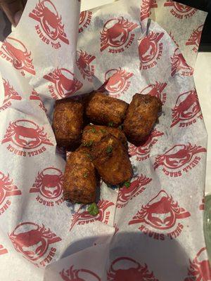 Crab Stuffed Tater Tots