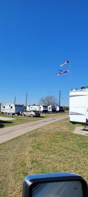 Campsites paved