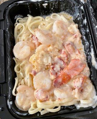 Lobster Lover's Dream - lobster and shrimp alfredo