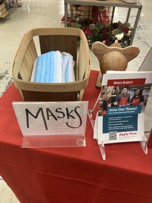 Complimentary masks