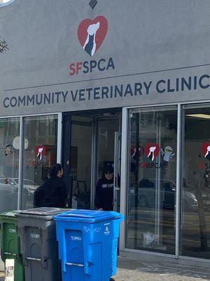 Front of SFSPCA community veterinary clinic. Thank you! Highly recommend for prices and quality of care.