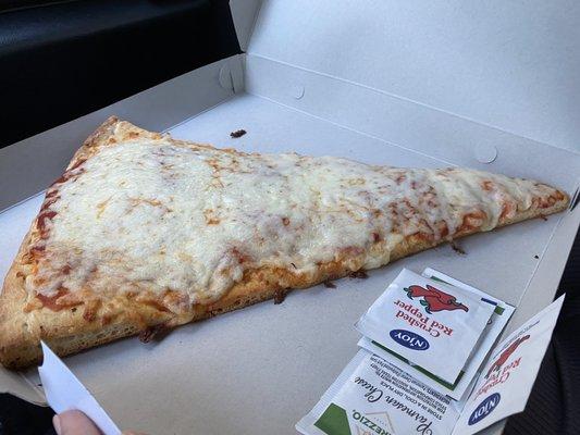 Giant slice of pizza