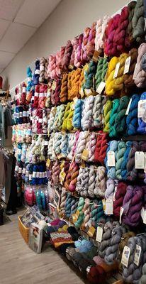 Yarn from around the world, South Africa among other places!