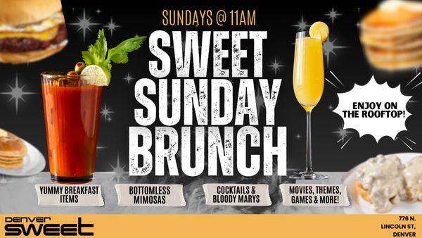 Join us for our Sunday Brunch where we have a mixture of entertainment that changes weekly such as Drag, Movies, Comedy and Showtunes!