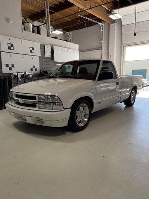 This is the truck he diagnosed for us at my sons shop after moving to Utah from the OC.