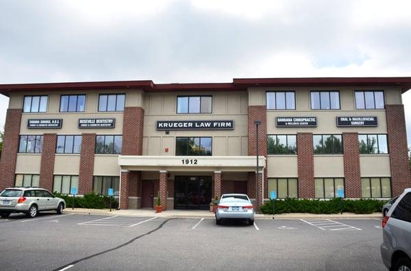 Our lovely office building on the corner of Roselawn and Lexington