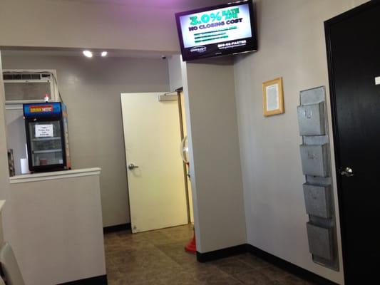 Customer waiting area at our muffler shop in Sacramento