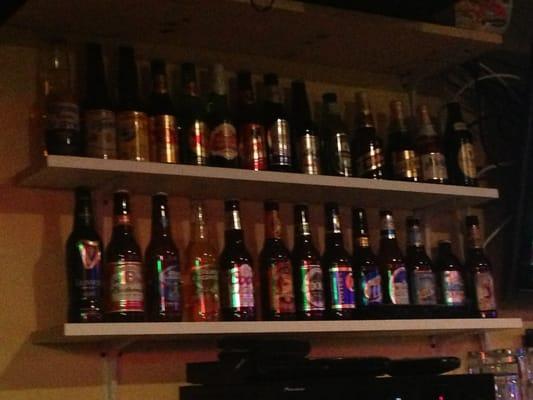 Bottle selection.