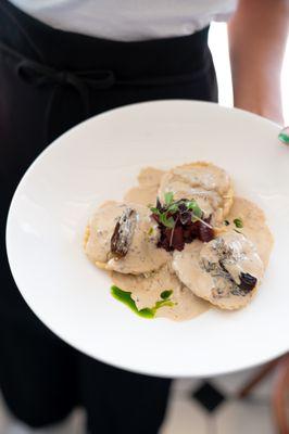 wagyu beef ravioli