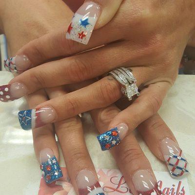 July 4th nails