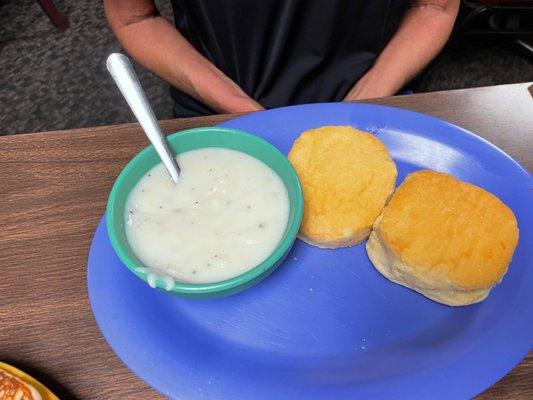 Amazing biscuits and gravy!