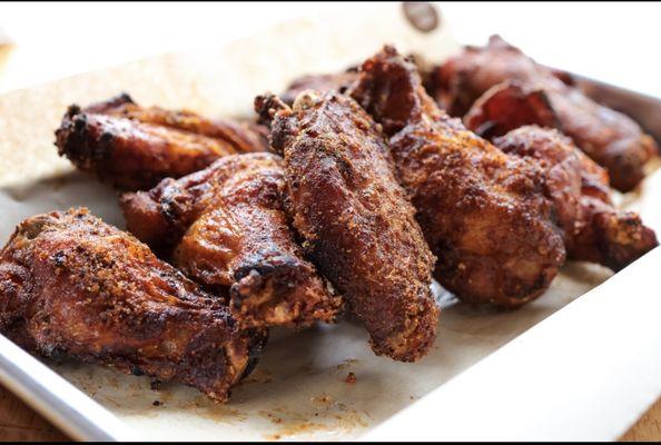 Our smoked wings Texas barbecue dry rub