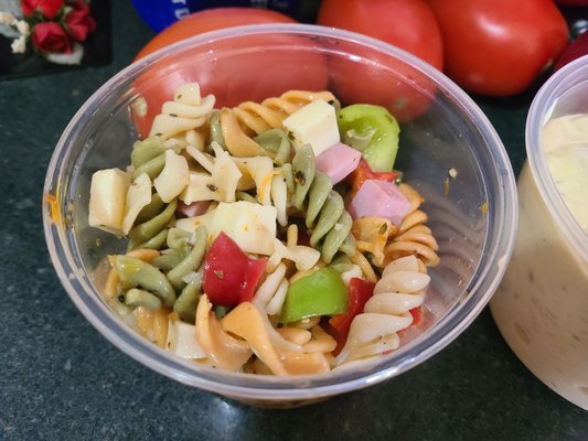 Yummy pasta salad!