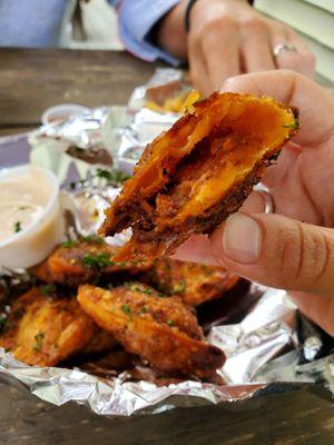 Pulled Pork Fried Perogies