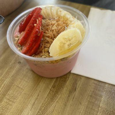 Strawberry banana bowl