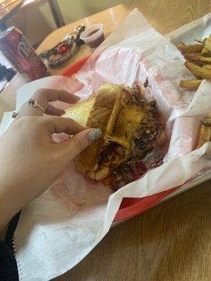 Brisket Grilled Cheese... sooo yummy