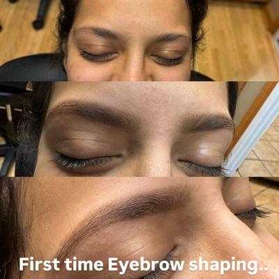 Eyebrow shaping