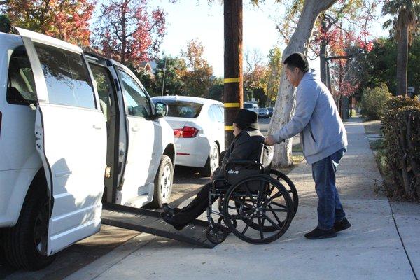 We provide comfortable door to door wheelchair transportation to and from medical services, doctor's appointments or personal events.