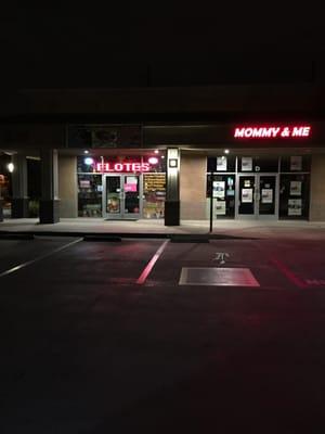 Main entrance of store located next to the mommy and me store.