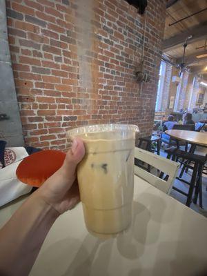 Iced Lavender Latte with Oat Milk