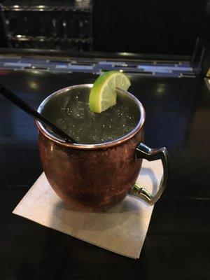 Having a nice mule.