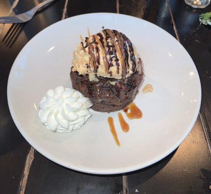 Chocolate bread pudding delicious!