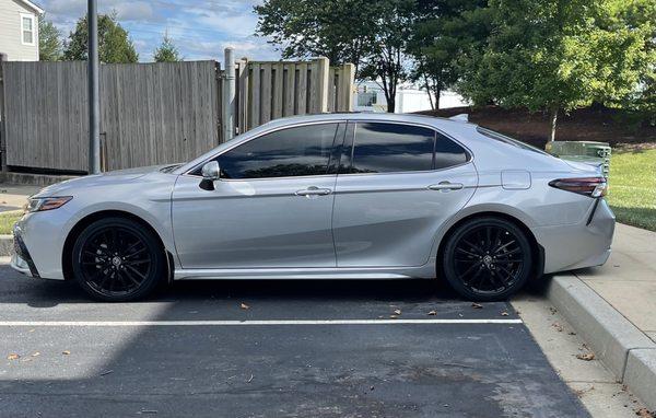 My 2022 Camry XSE is on point!! I have had multiple cars done by D3 and have been extremely satisfied with the work. Donnie is the man!!!!