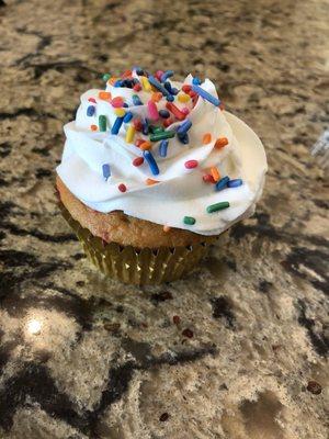 Funfetti cupcake