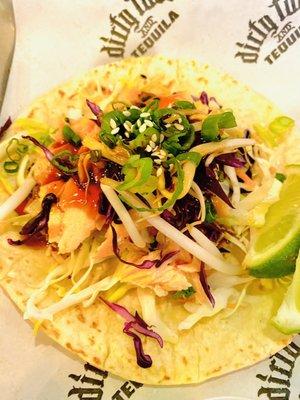 Teriyaki Salmon Taco