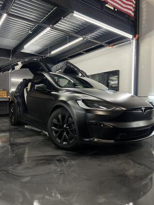 Model X in satin Black