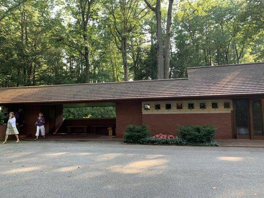 Carport of Frank Lloyd Wright Zimmerman House