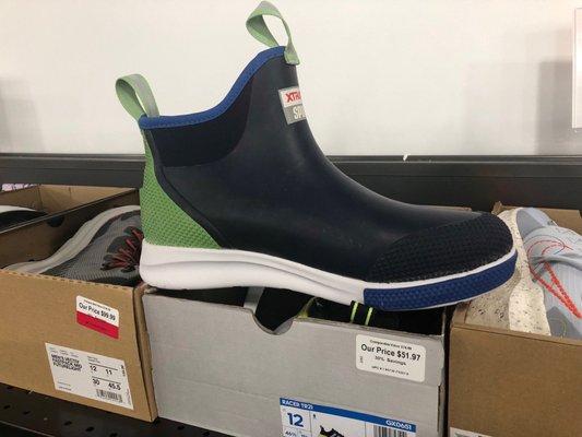 A sports boot without the sports tread, May be good for gardening