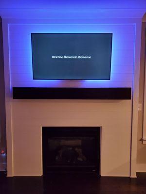 TV Mounting Over Fireplace