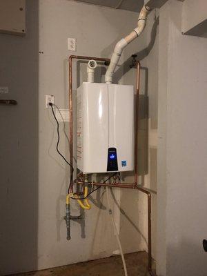 New water heater