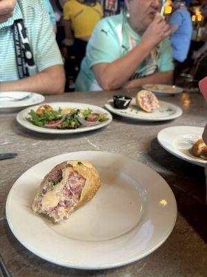 Reuben Eggrolls and Fried Goat Cheese