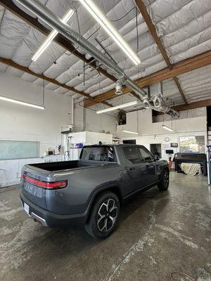 2024 Rivian truck full tint irx ceramic tint