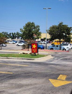 Drive thru entrance