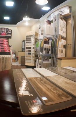 Everything from tile to carpet to hardwood and vinyl flooring