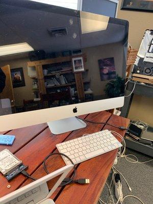 So grateful for Rick with great customer service getting all my needs meet trying to get my iMac fixed. Thank you Macintosh Computer repair