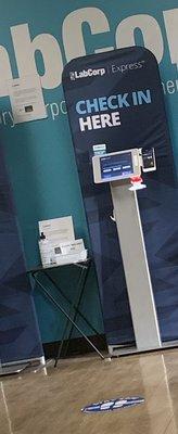 Kiosk check in system