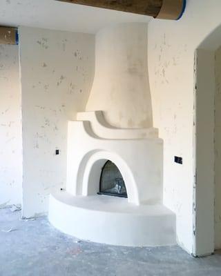 Elite Custom Homes (Sanger, CA) -- Fireplace detail