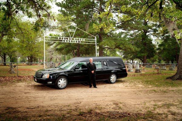 Ed Diaz, one of our hearse drivers.