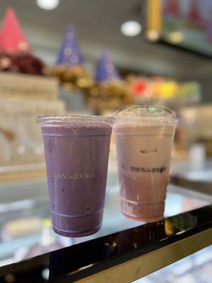 Ube latte