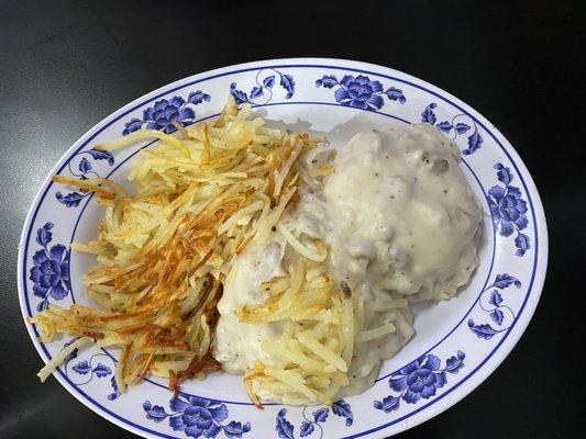 Biscuit and Sausage Gravy