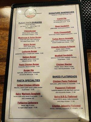 Updated menu 08/19/22